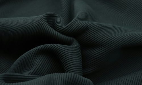 a close up of a black fabric
