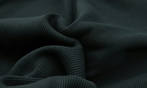 a close up of a black fabric